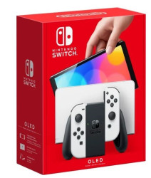 Игровая приставка Nintendo Switch OLED (белый) - фото