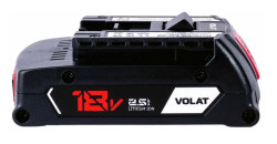 Аккумулятор VOLAT BOS-GBA18V40 (18В/2.5 Ah) - фото