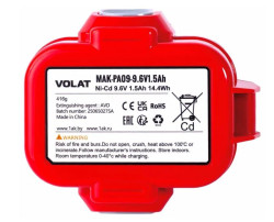 Аккумулятор VOLAT PA09 (9.6В/1.5 Ah) - фото2