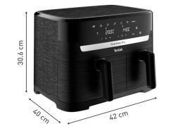 Аэрогриль (аэрофритюрница) Tefal Dual Easy Fry Essential XXL Air Fryer EY901N (черный) - фото2