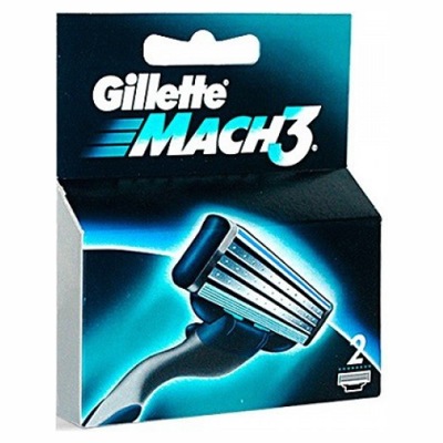 Сменные кассеты для бритья Gillette Mach3 2 шт. - фото2