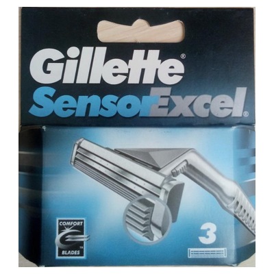 Сменные кассеты для бритья Gillette Sensor Excel 3 шт.