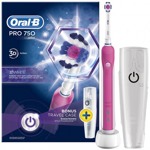Электрическая зубная щетка Braun Oral-B PRO 750 3D White Pink (D16.513.UX) - фото