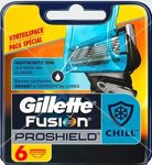 Сменные кассеты для бритья Gillette Fusion ProShield Chill 6 шт. - фото